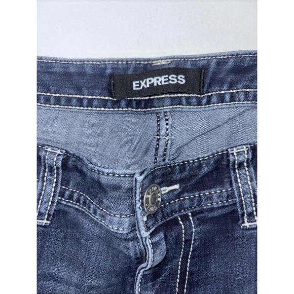 Express Barely Boot Low Rise Women's Stretch Jeans Sz 14S - Picture 5 of 12